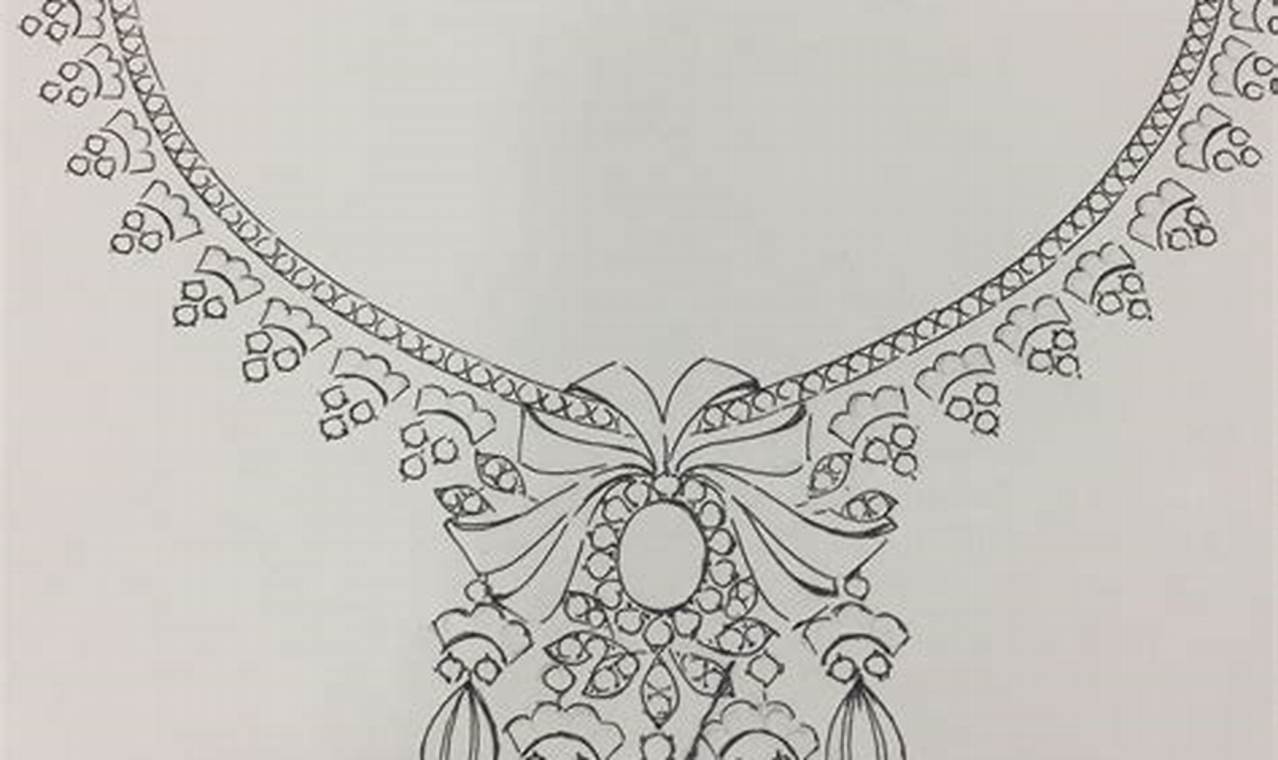 Jewellery Design Pencil Sketch: A Guide for Beginners
