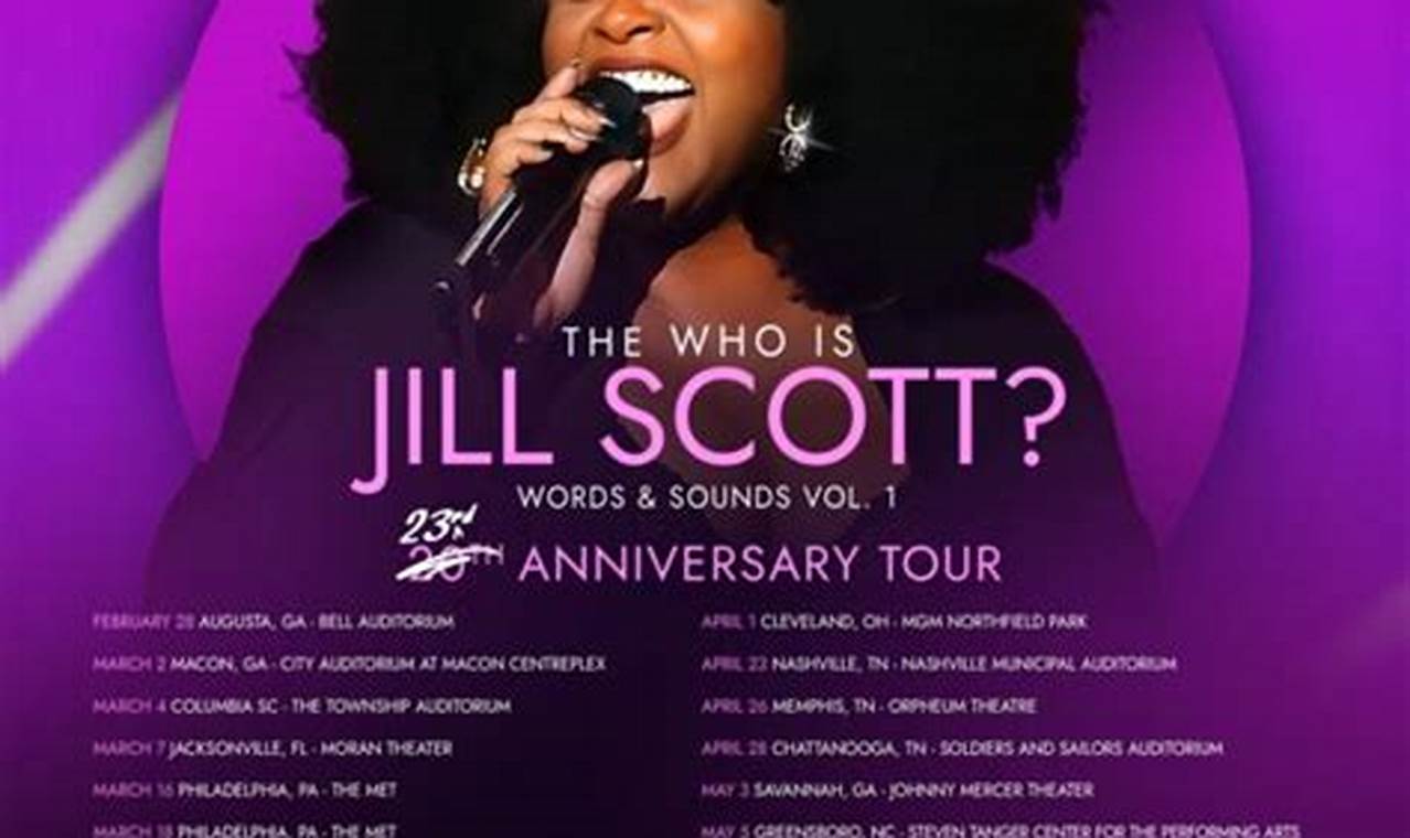 Jill Scott 2024 Tour Dates