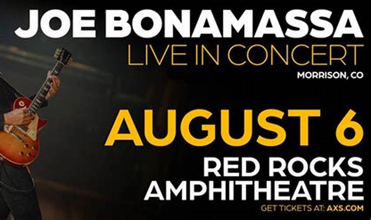 Joe Bonamassa Red Rocks 2024