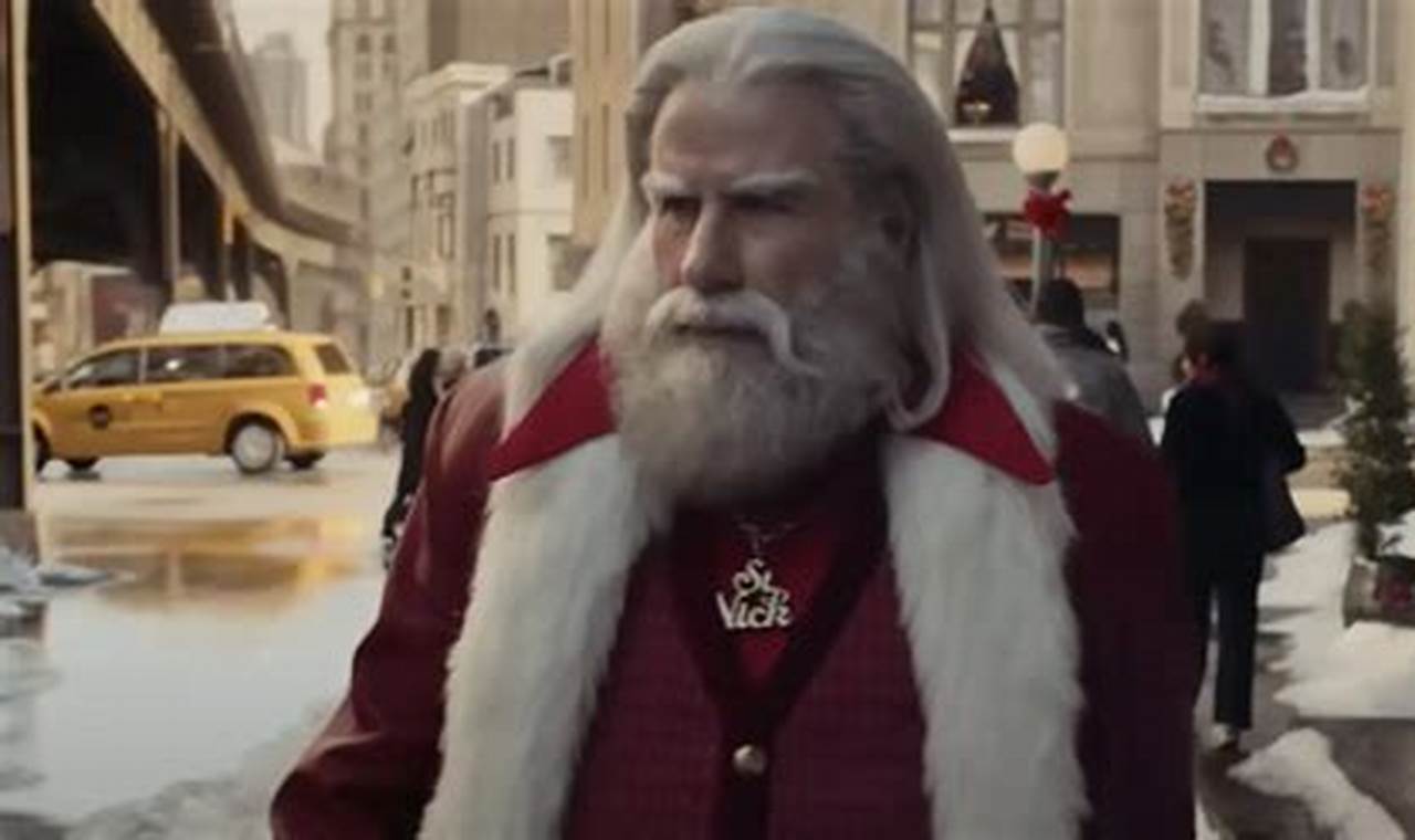 John Travolta Santa Claus Commercial 2024