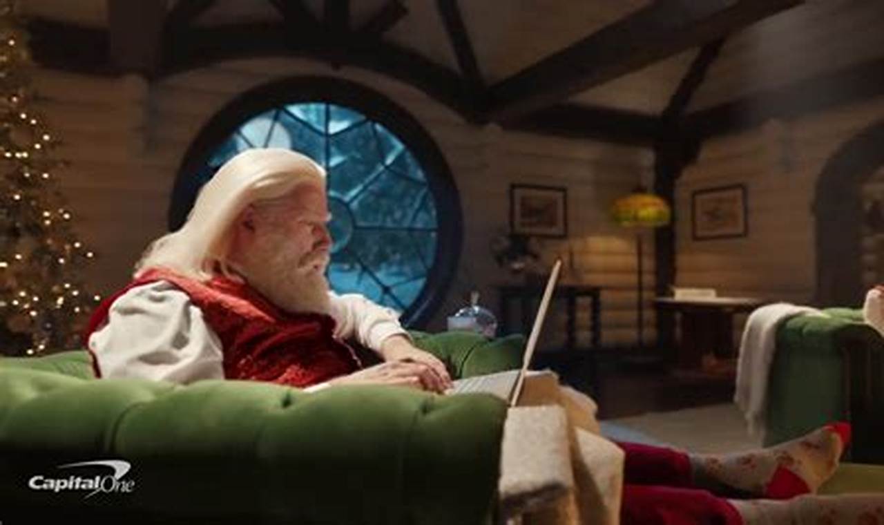 John Travolta Santa Commercial 2024