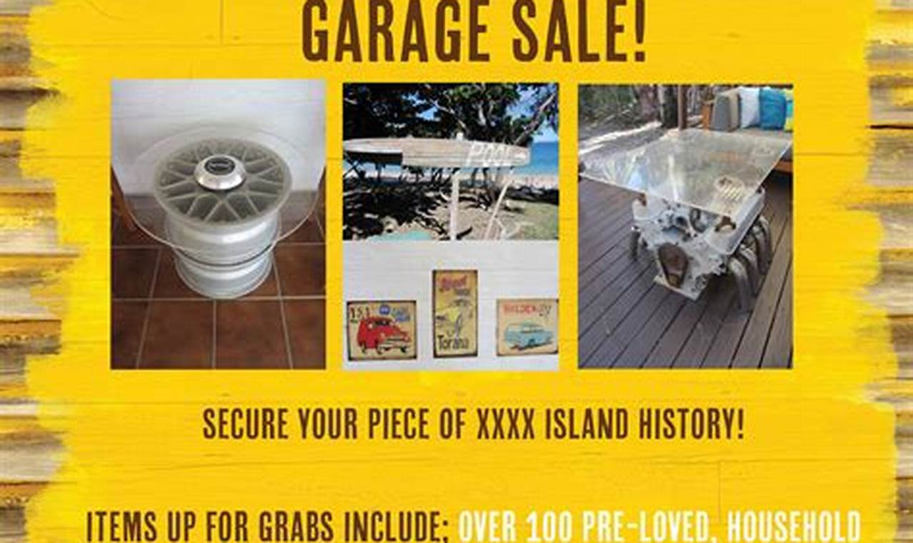 Johnson Island Garage Sale 2024
