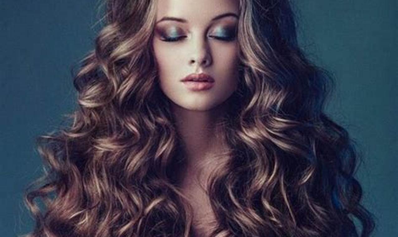 Jolie Coiffure Avec Cheveux Bouclés
