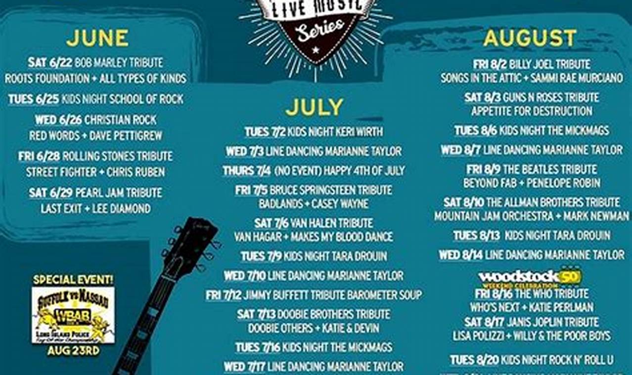 Jones Beach Concert Schedule 2024 Of Events