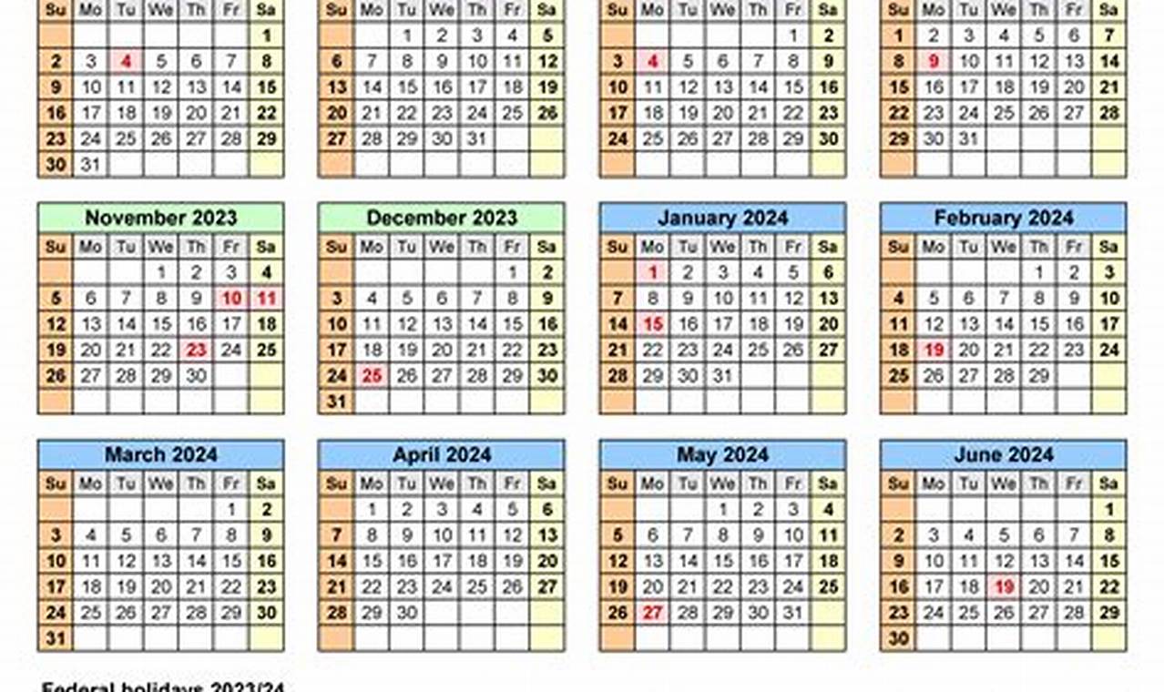 July 1 2023 To June 30 2024 Calendar Printable