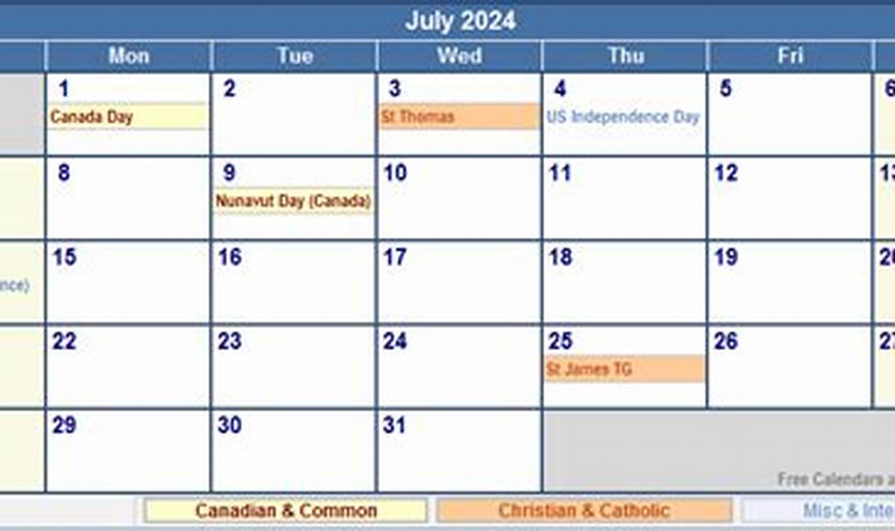 July Events 2024