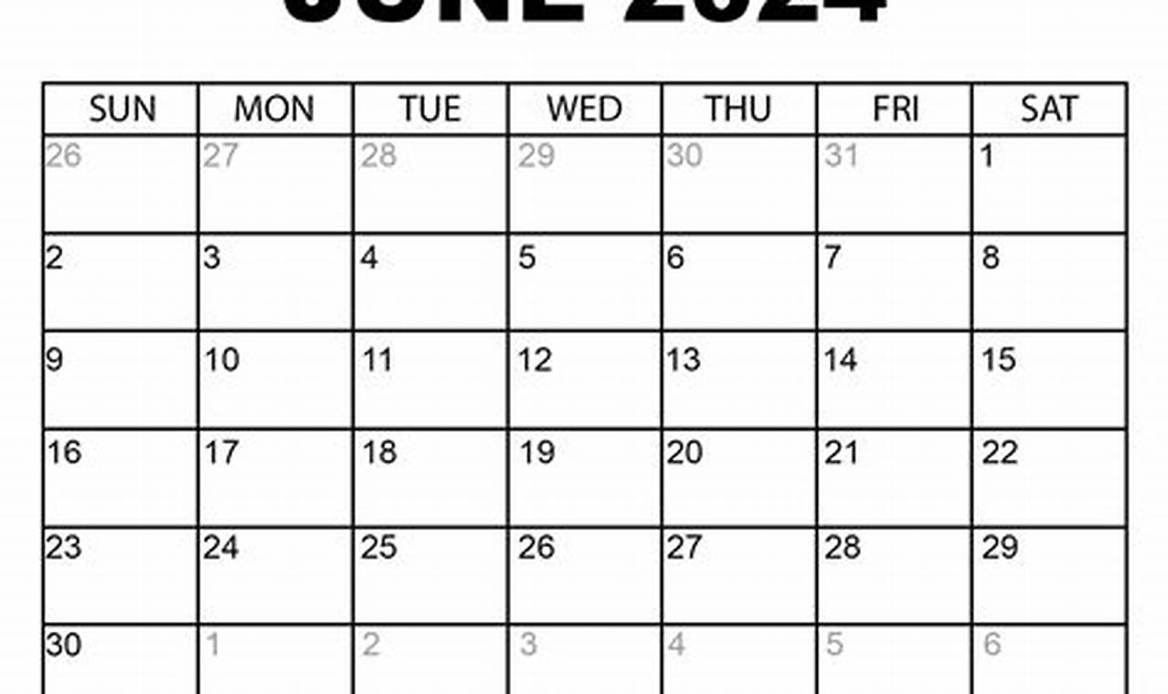 June 13 2024 Calendar