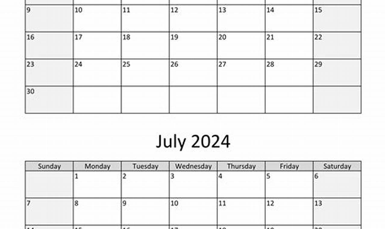 June 2024 And July 2024 Calendar Google Search