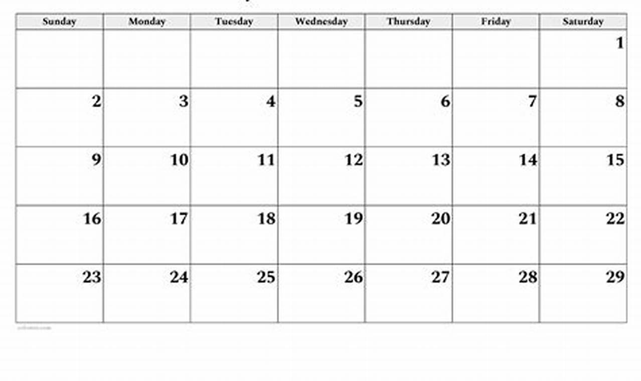 June 2024 May Calendar Template Excel