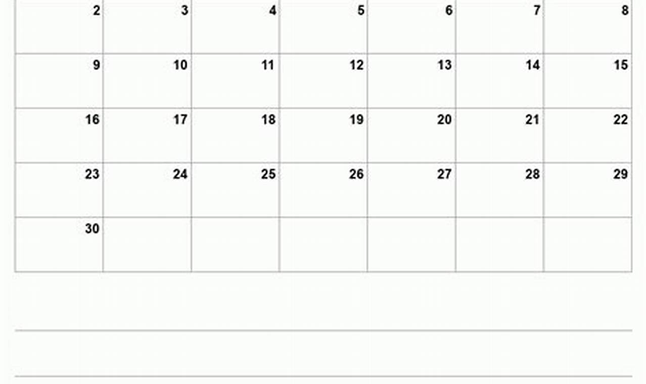 June Calendar 2024 Half Page