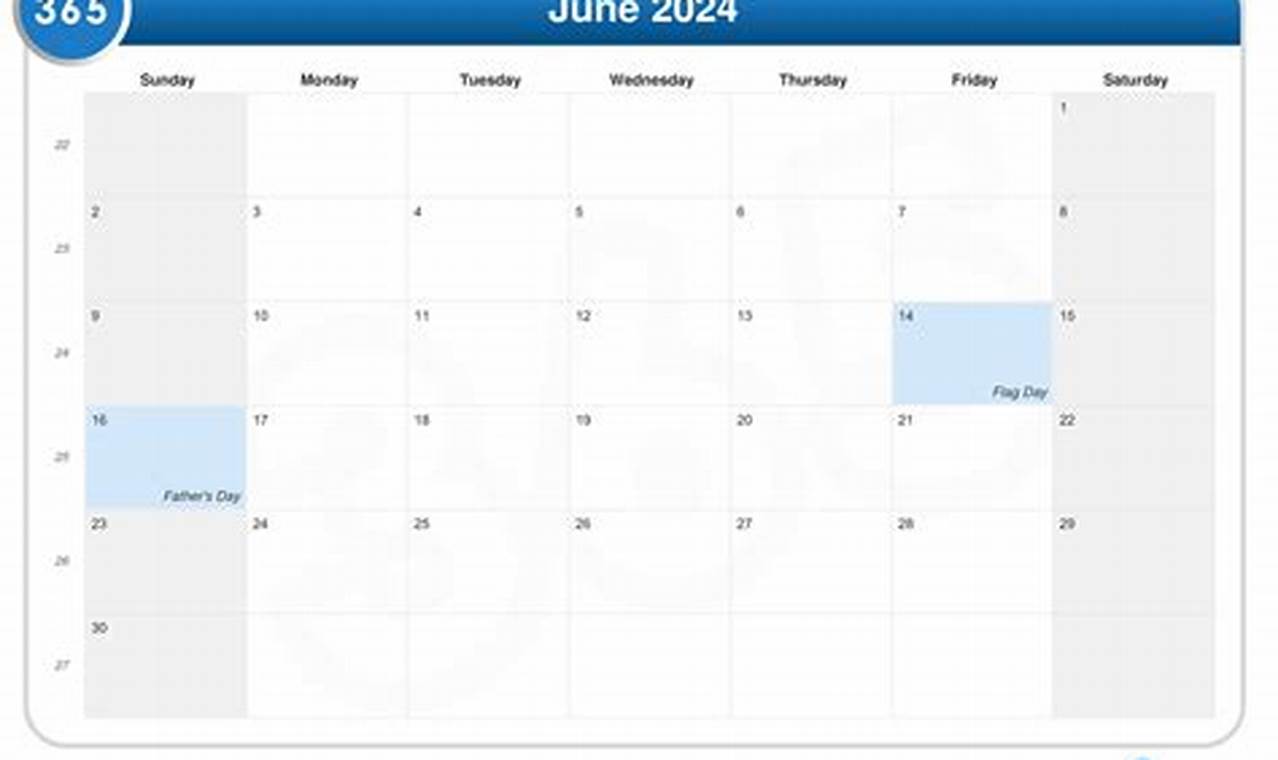 June July 2024 Calendar With Holidays