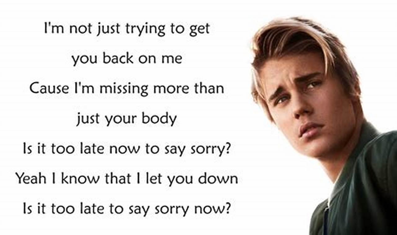 Justin Bieber Baby Song Lyrics