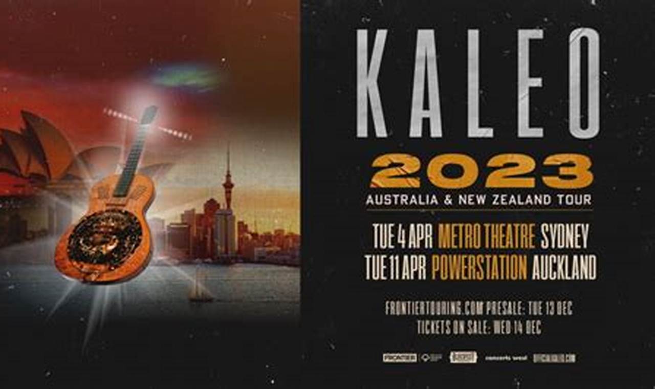 Kaleo Tour 2024 Calendar
