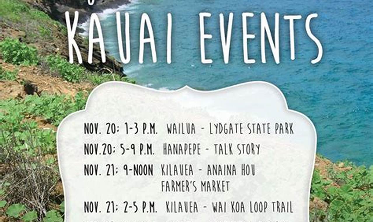 Kauai Events September 2024