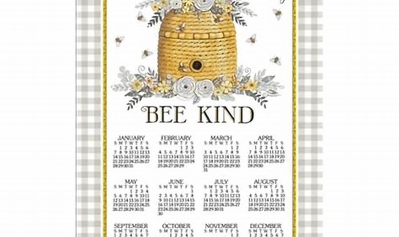 Kay Dee Designs 2024 Calendar Towel Rodtep
