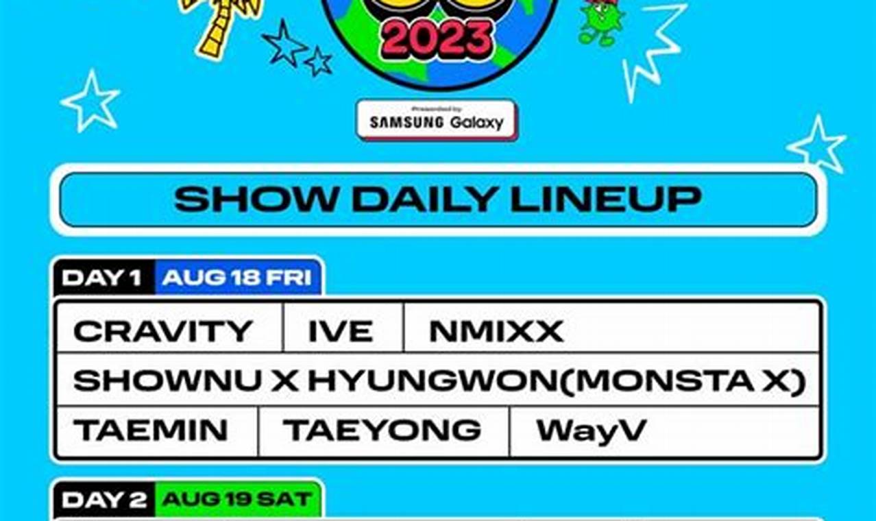 Kcon 2024 La Lineup