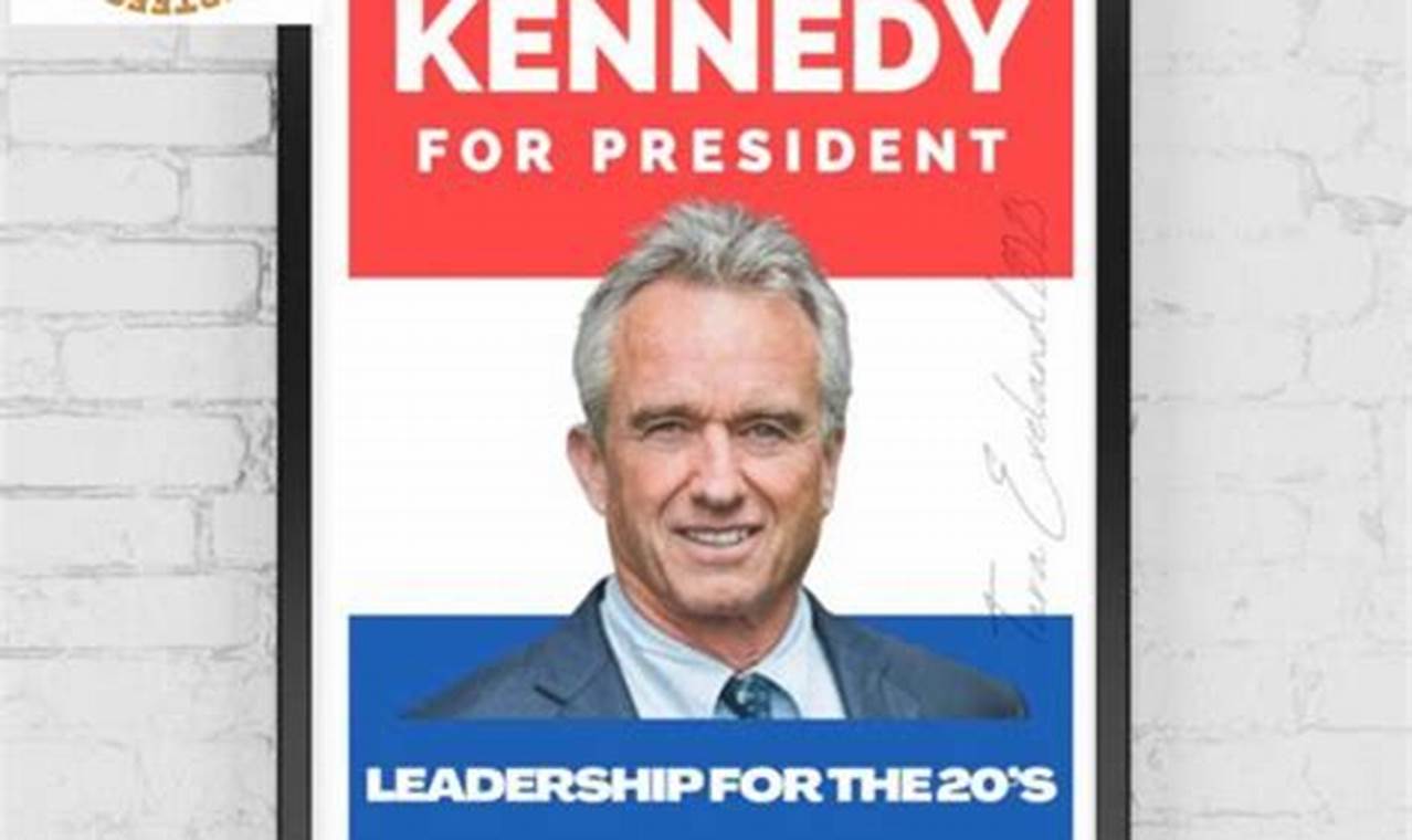 Kennedy For President Poster 2024