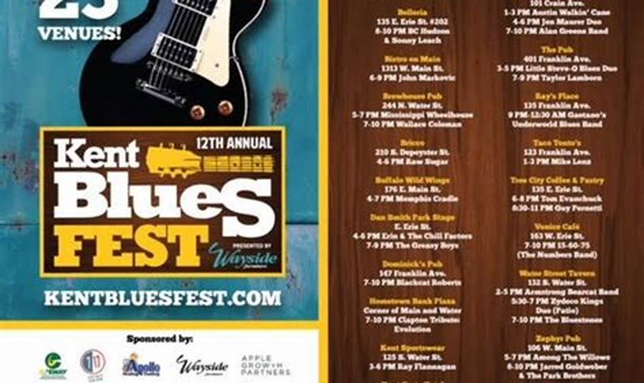 Kent Blues Festival 2024 Chicago