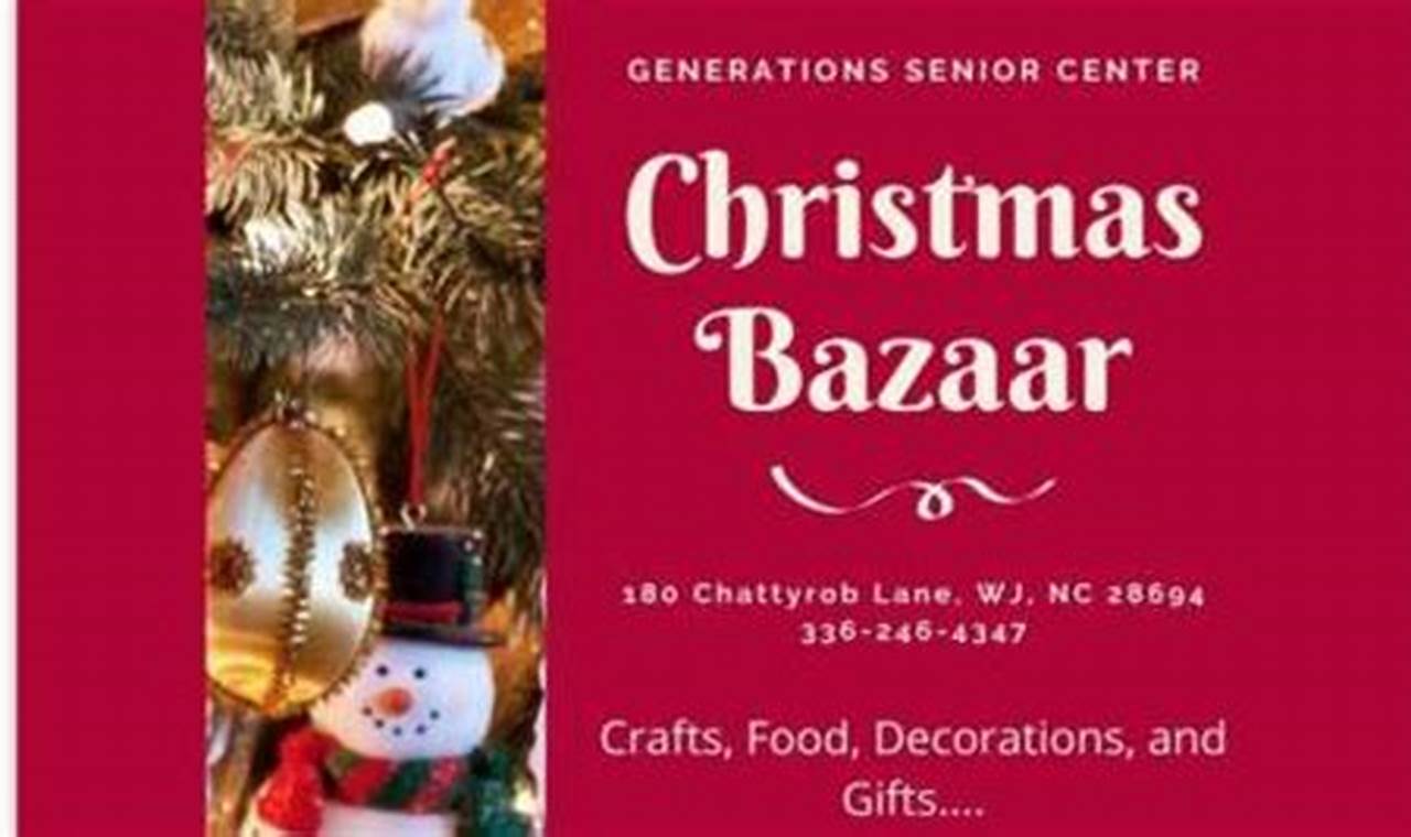 Kent Senior Center Holiday Bazaar 2024