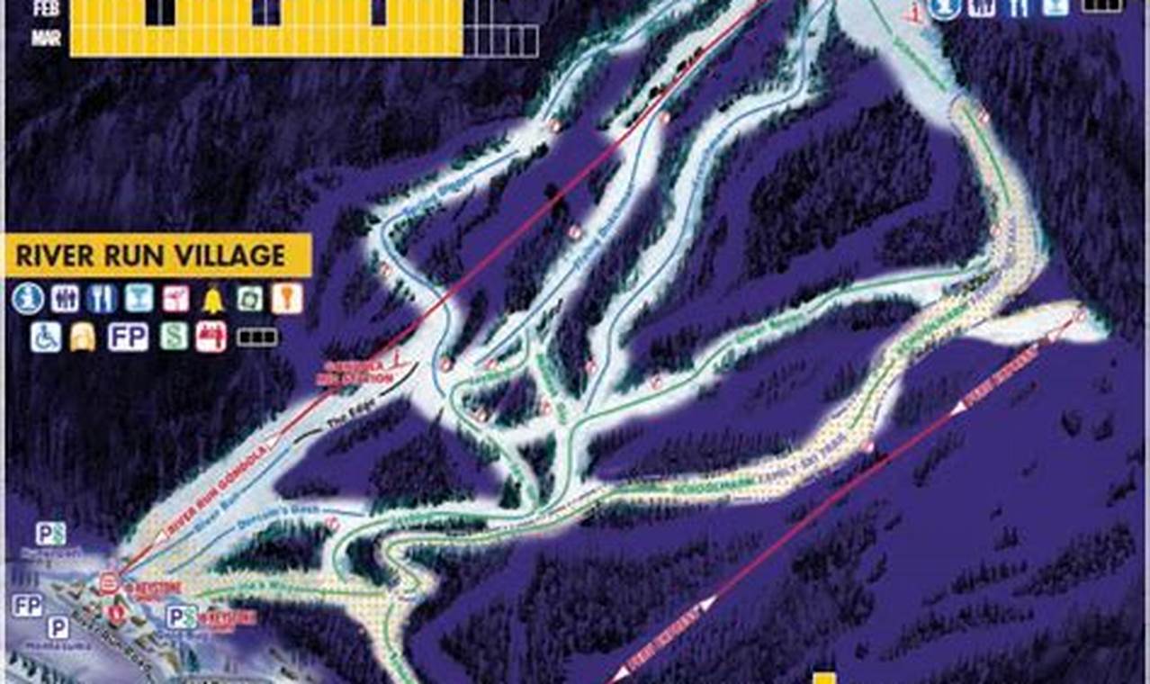 Keystone Night Skiing 2024 Map