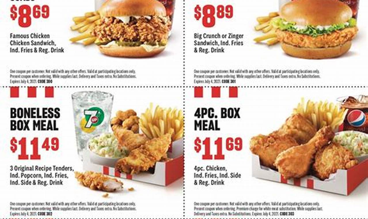 Kfc Online Coupons 2024