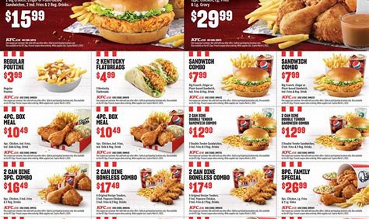 Kfc Tuesday Special Canada 2024 Menu