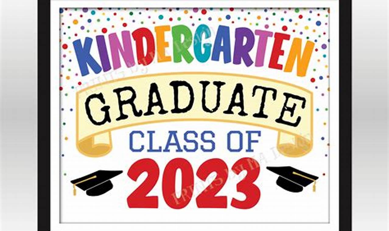 Kindergarten 2024 Will Graduate When