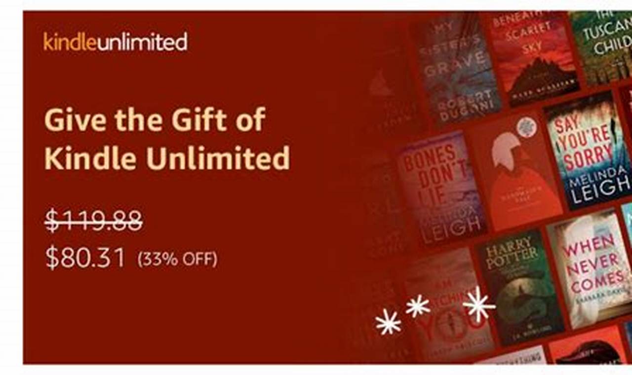 Kindle Unlimited Promo Code 2024
