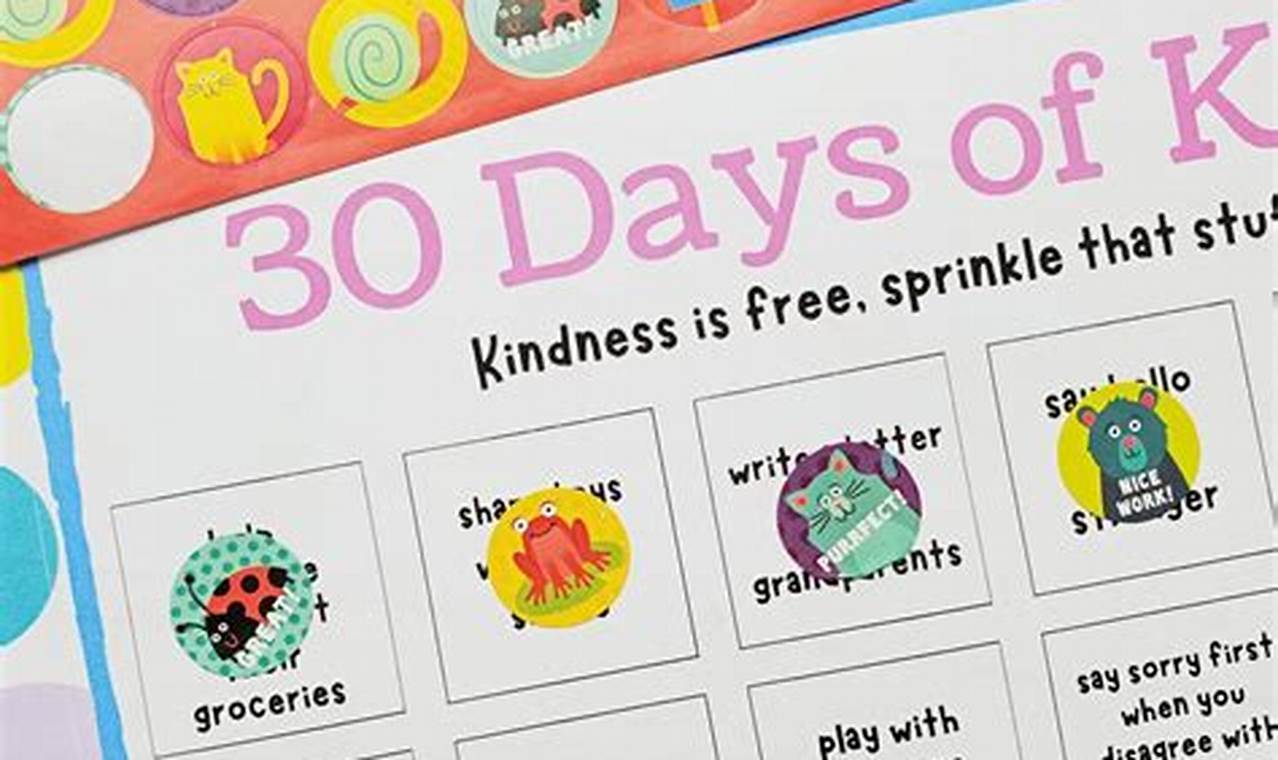 Kindness Calendar October 2024