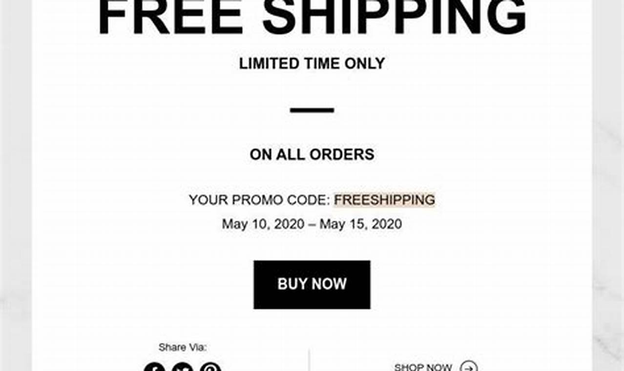 King Size Free Shipping Code 2024