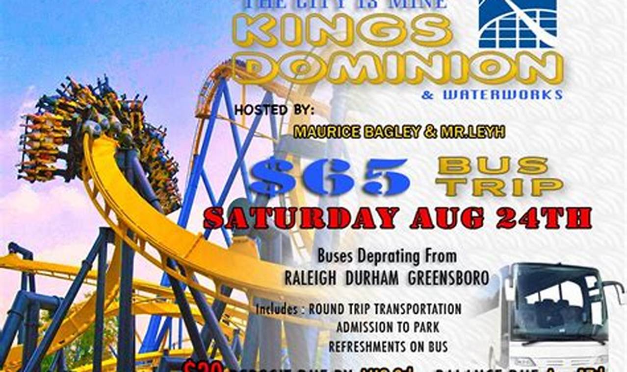 Kings Dominion Bus Schedule 2024