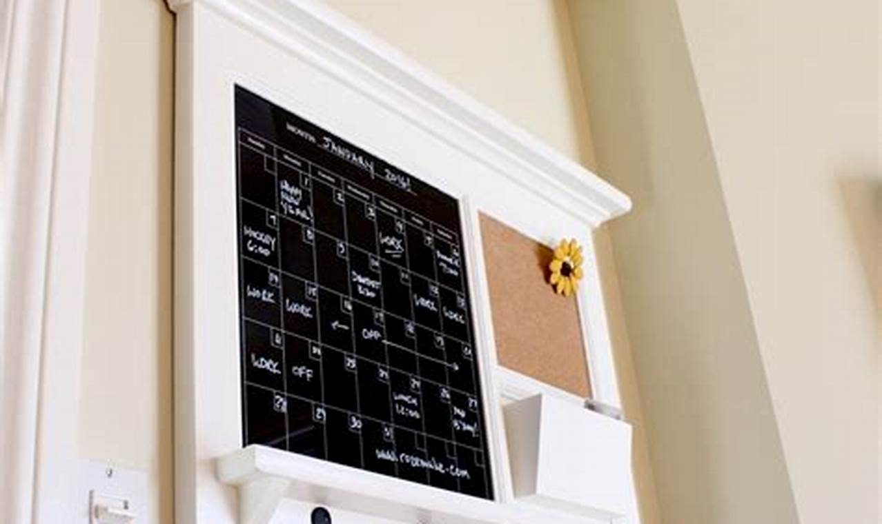 Kitchen Calendar Board