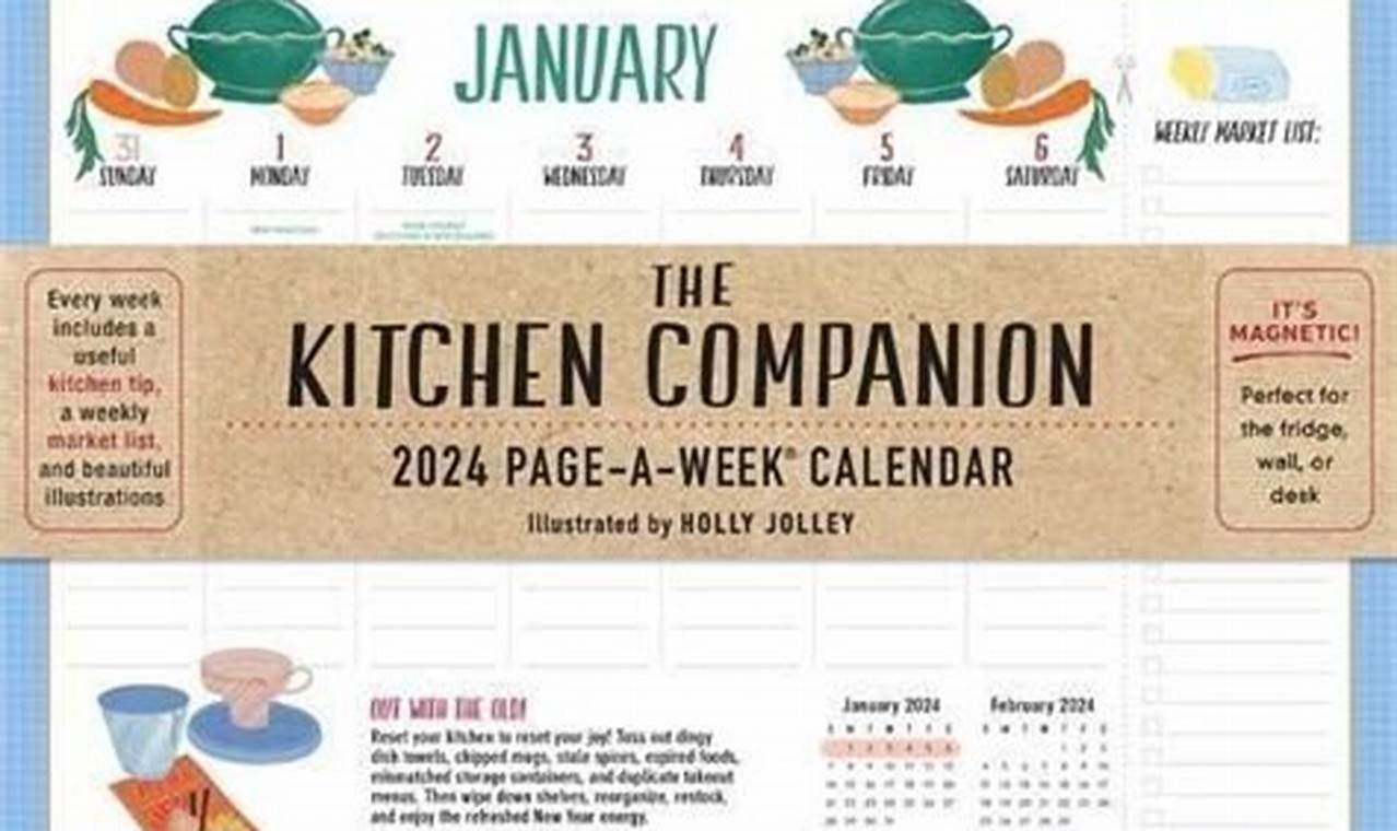 Kitchen Companion Calendar 2024