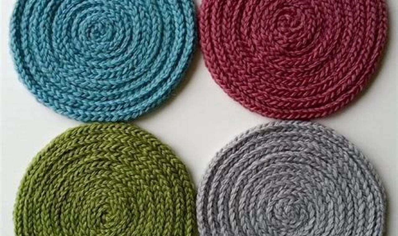 Knitting Coaster Patterns