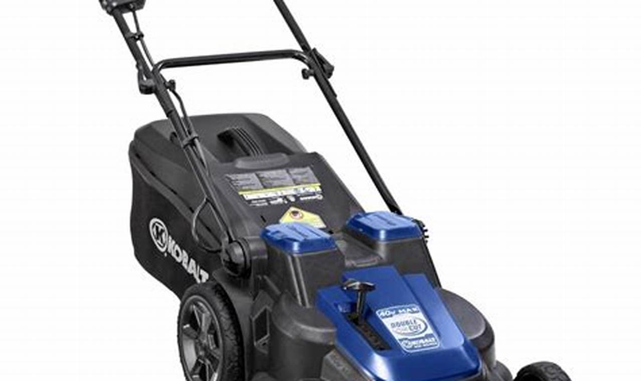 Uncover the Secrets to Effortless Lawn Care: Discover the Revolutionary Kobalt 40v Lawn Mower