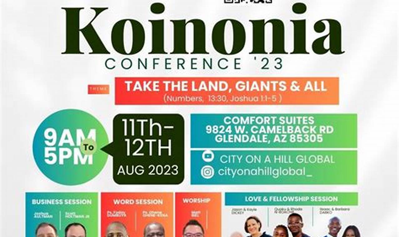 Koinonia Global Usa Conference 2024