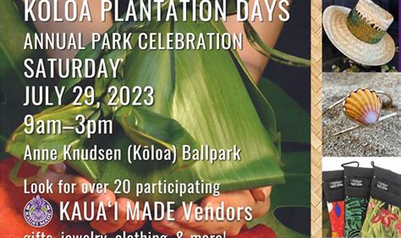 Koloa Plantation Days 2024