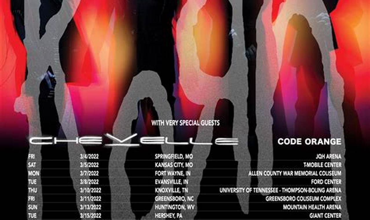 Korn Tour Schedule 2024