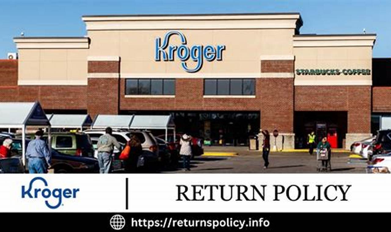Kroger Return Policy 2024