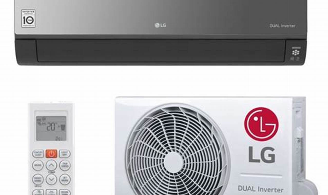 LG Artcool Dual Inverter Wall Mounted Split Air Conditioner