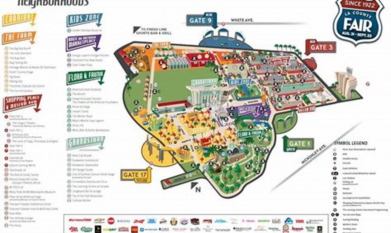 La County Fair Map 2024