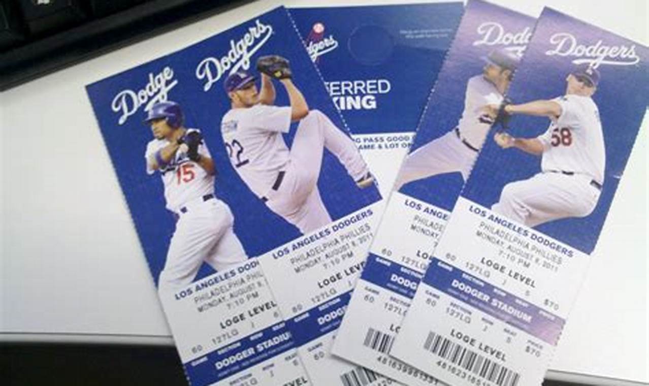 La Dodgers 2024 Tickets