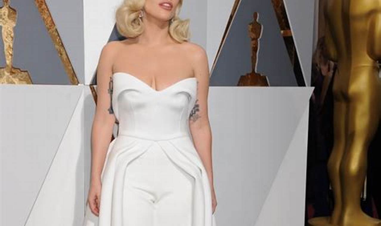 Lady Gaga Oscars 2024 Dress