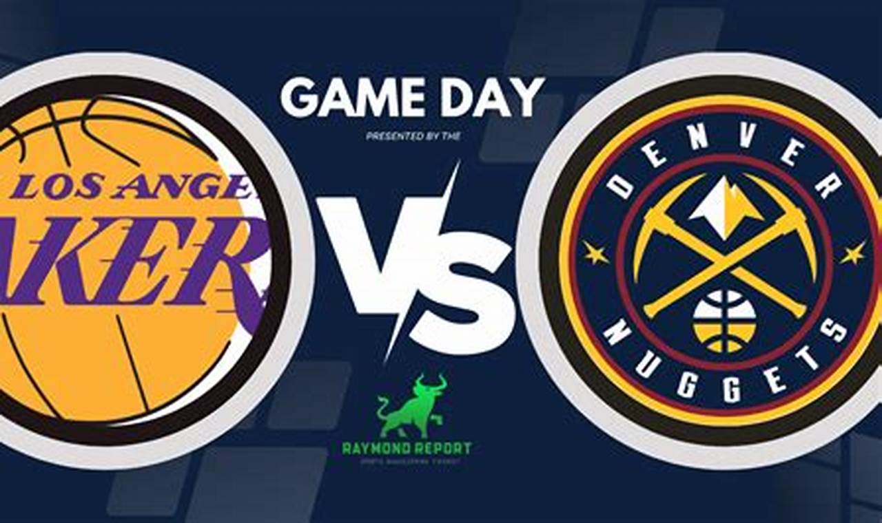Lakers Vs Nuggets 2024 All Games