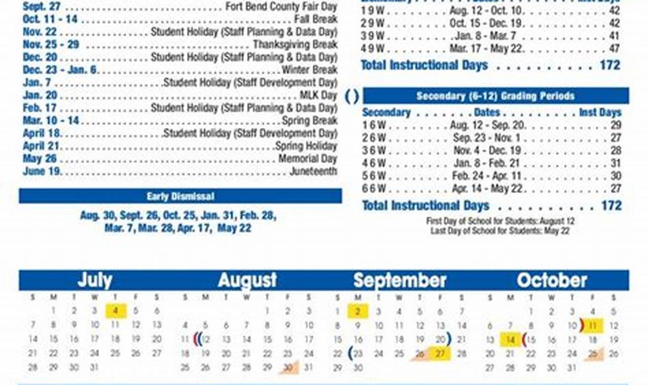 Lamar Isd 2024 2025 Calendar Week