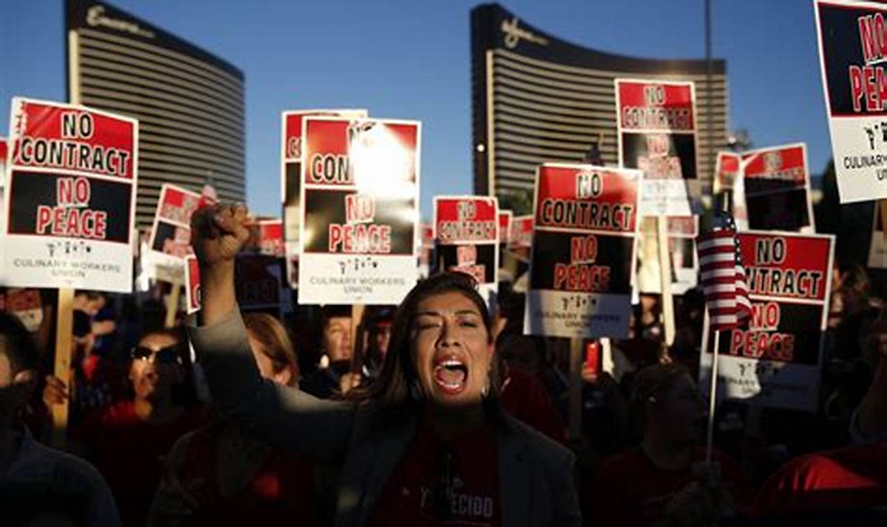 Las Vegas Workers Strike 2024