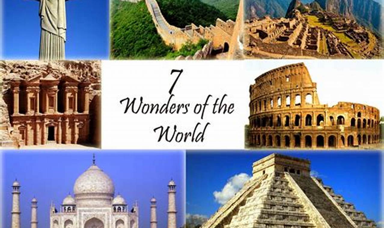 Latest 7 Wonders Of The World 2024