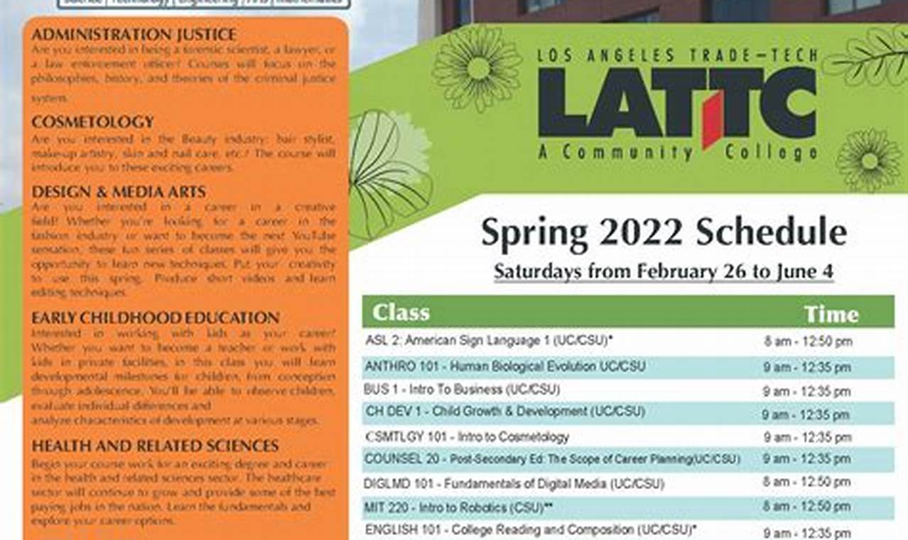 Lattc Fall 2024 Calendar