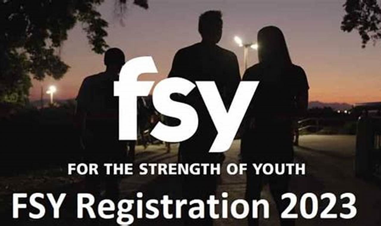 Lds Fsy Registration Online