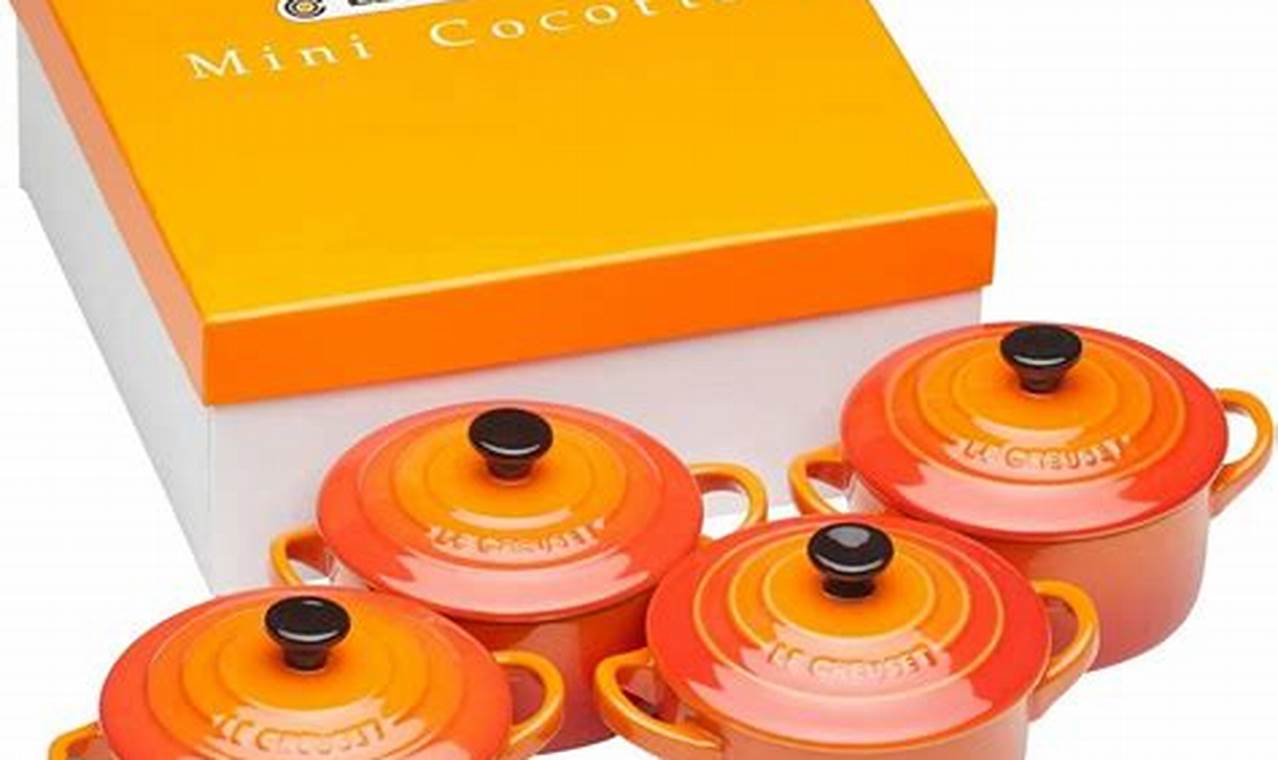 Le Creuset Set Of 4pm